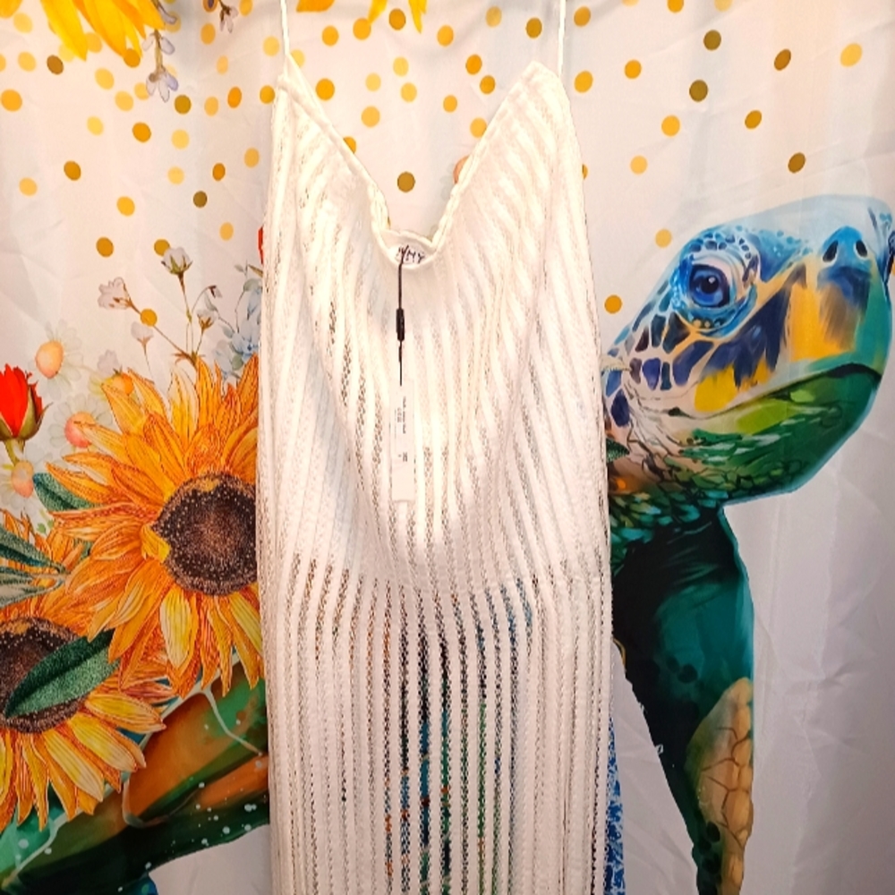 White fringe skirt- Why Brand